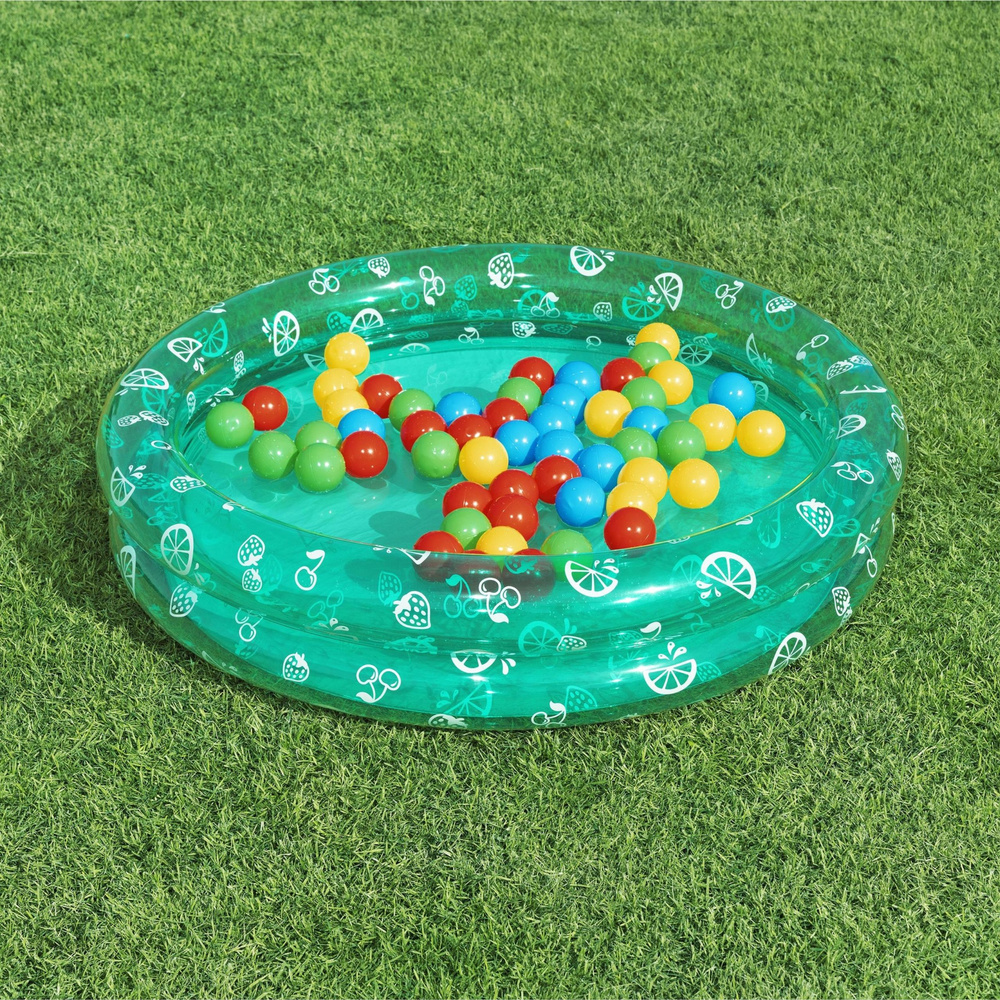 eng_pl_Inflatable-Garden-Pool-with-Balls-Bestway-51141-Transparent-With-Dots-17047_4 (1) Napuhani vrtni bazen s lopticama Bestway 51141