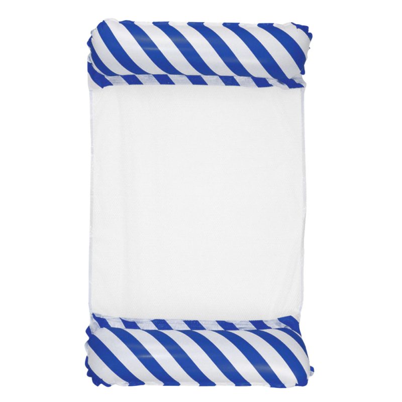 eng_pl_Inflatable-Water-Hammock-Mattress-Deckchair-White-and-Navy-Blue-120x70cm-26817_3 Napuhana vodena mreža s madracem, bijela i mornarsko plava, 120x70 cm