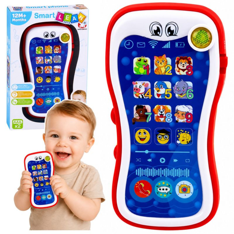 Interaktivni edukativni telefon za malu djecu sa zvukovima životinja i svjetlima