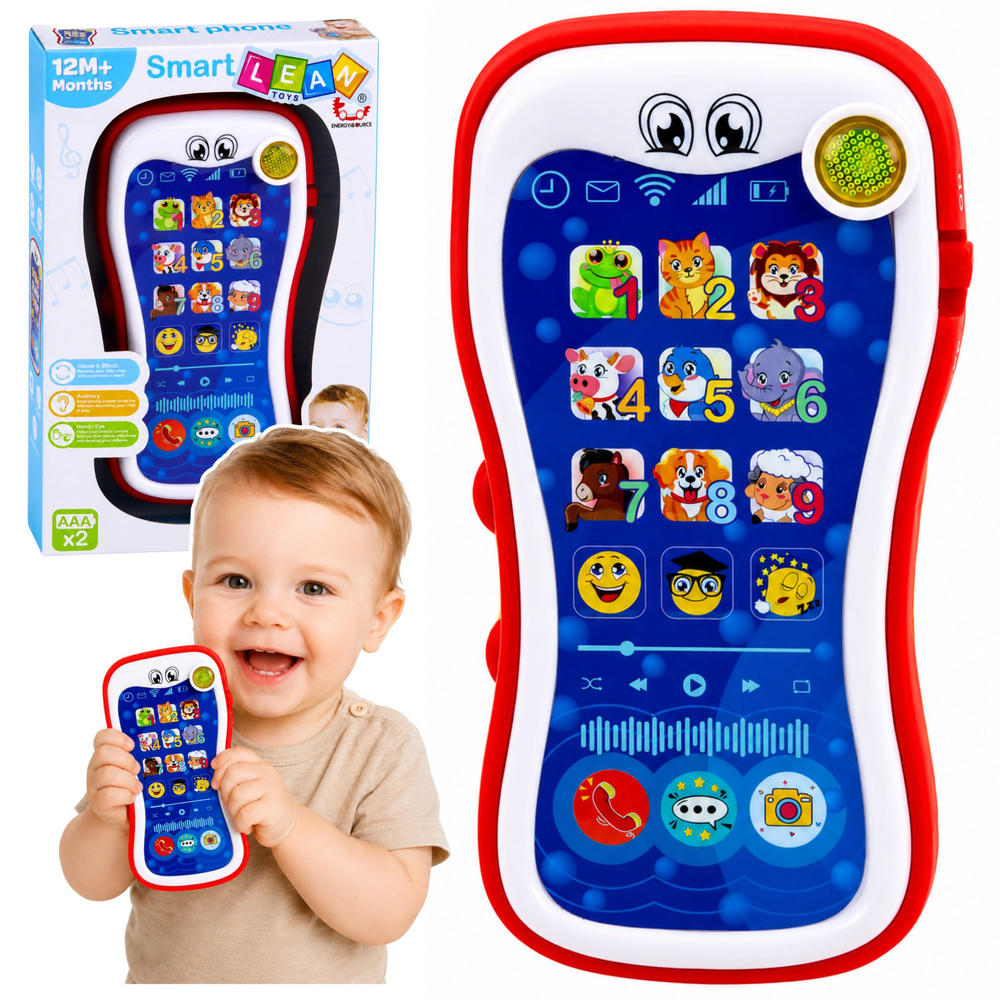 Interaktivni edukativni telefon za malu djecu sa zvukovima životinja i svjetlima