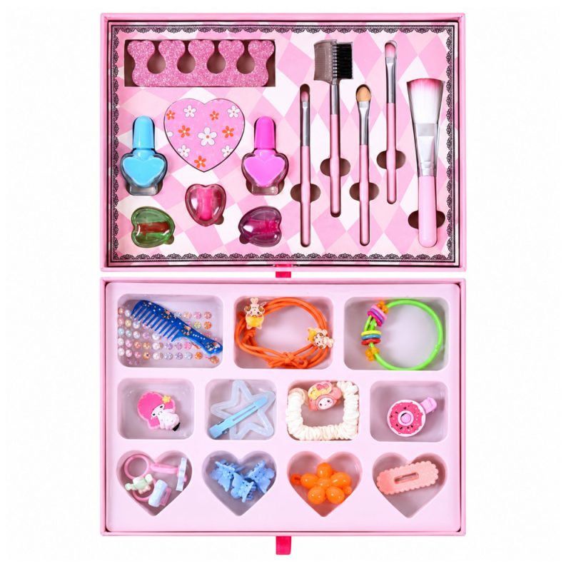 eng_pl_Makeup-Cosmetics-Case-Set-for-Children-Pink-Box-31194_6 Set za šminkanje za djecu, ružičasta kutija