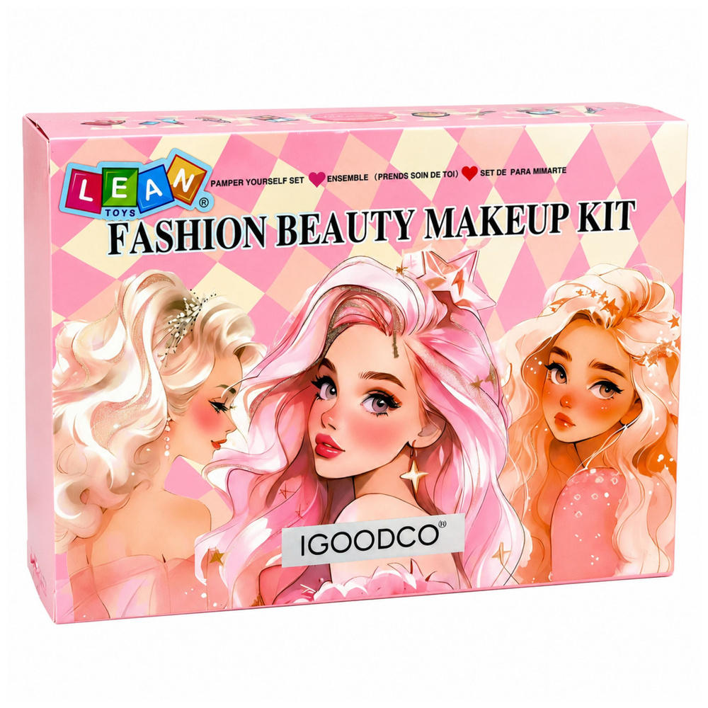 eng_pl_Makeup-Cosmetics-Case-Set-for-Children-Pink-Box-31194_7 Set za šminkanje za djecu, ružičasta kutija