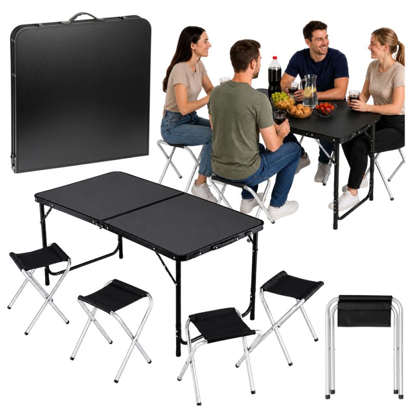 eng_pl_Set-of-camping-furniture-folding-table-4-stools-black-suitcase-29318_1 Set kamperskog namještaja, sklopivi stol, 4 stolice, crni