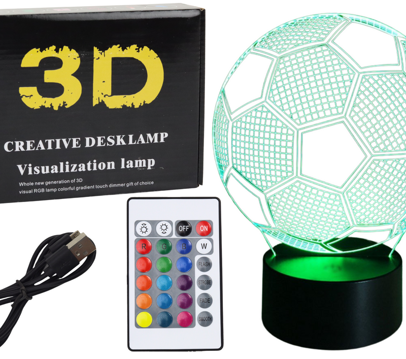 Bežična lampa s figuricom i 3D LED daljinskim upravljačem