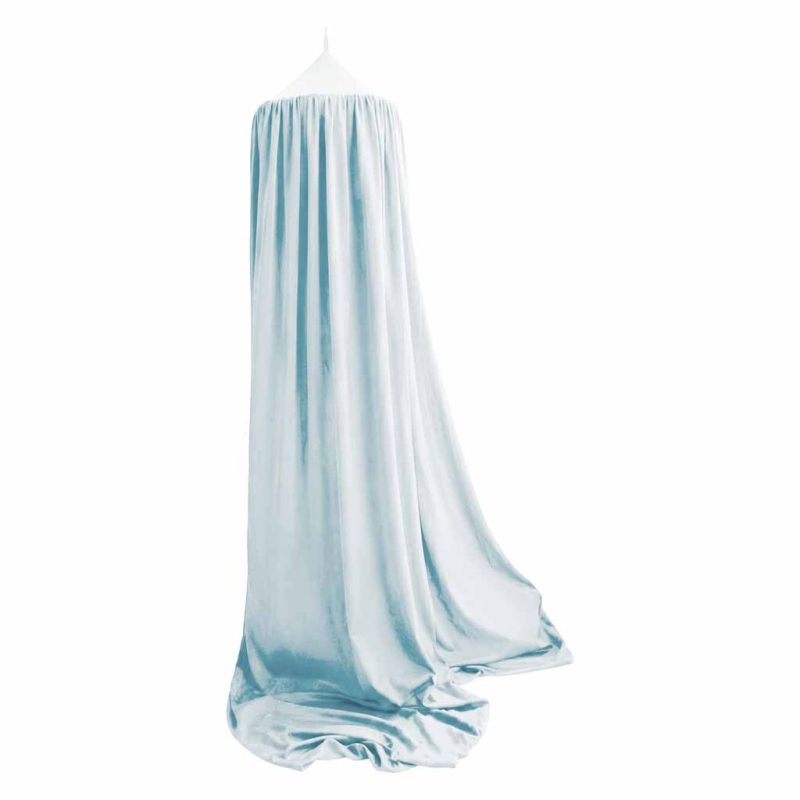 Viseći plavi šator/baldahin za dječji krevetić (tipi stil)