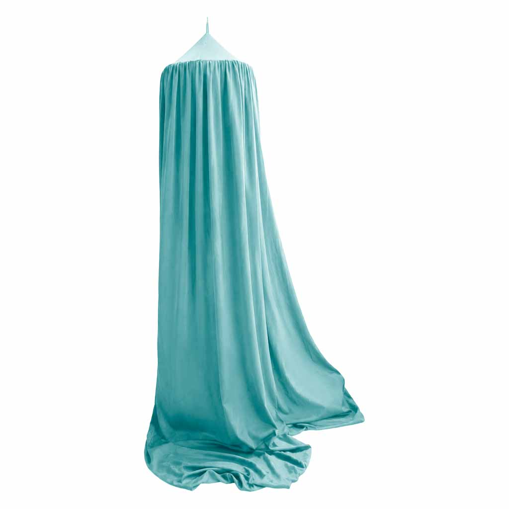 Viseći plavi šator/baldahin za dječji krevetić (tipi stil)