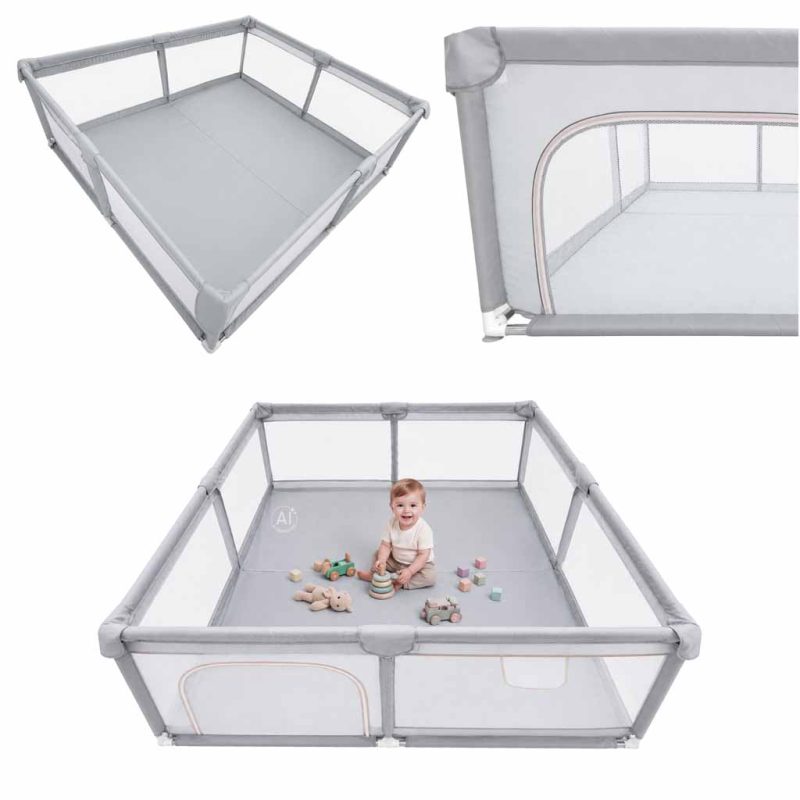 Foldable-playpen-dry-pool-children-s-playground-150x200cm-188242 Sklopivo igralište za djecu, suhi bazen, 150×200 cm
