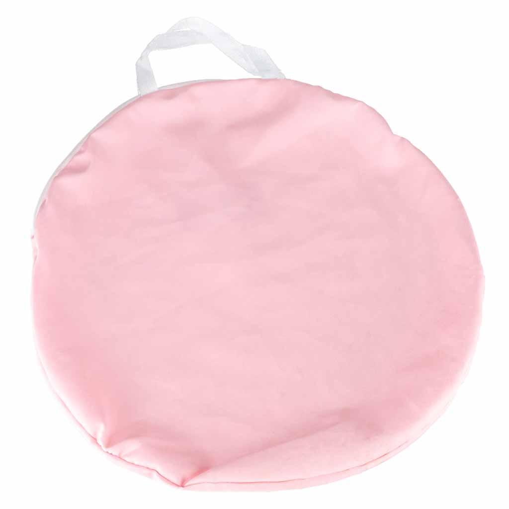Folding-castle-playhouse-tent-for-kids-rooms-gray-and-pink-188624 Sklopivi šator za igru u obliku dvorca za dječje sobe – sivo-ružičasti