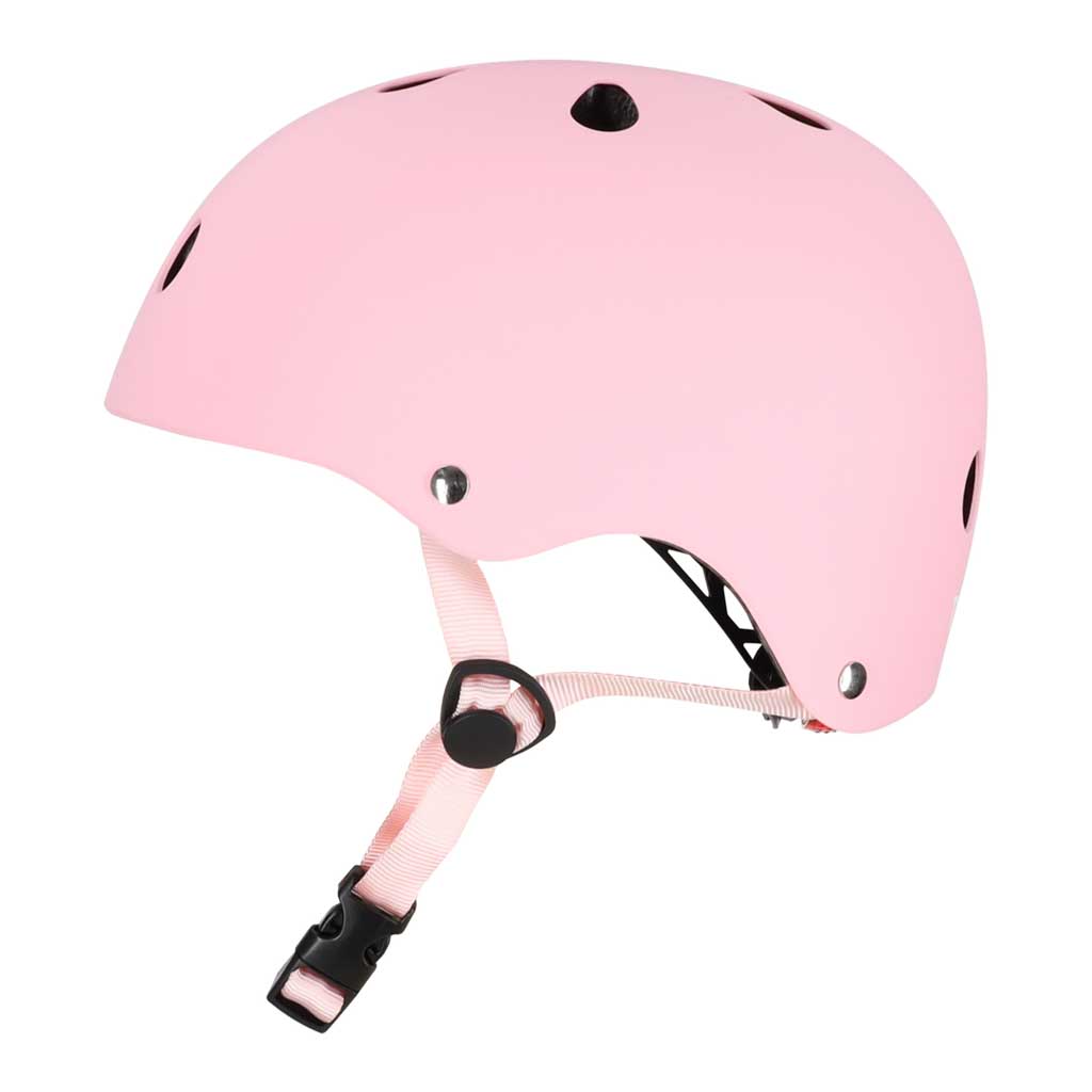 KX2814_1125256 Dječja podesiva biciklistička kaciga Trike Fix, LED, veličina S, 48-54 cm, roza