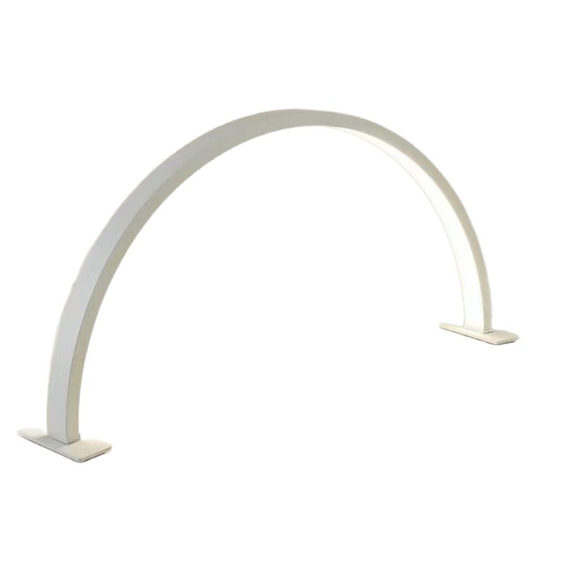 Zakrivljena LED stolna lampa za manikuru, 3 boje, bijela