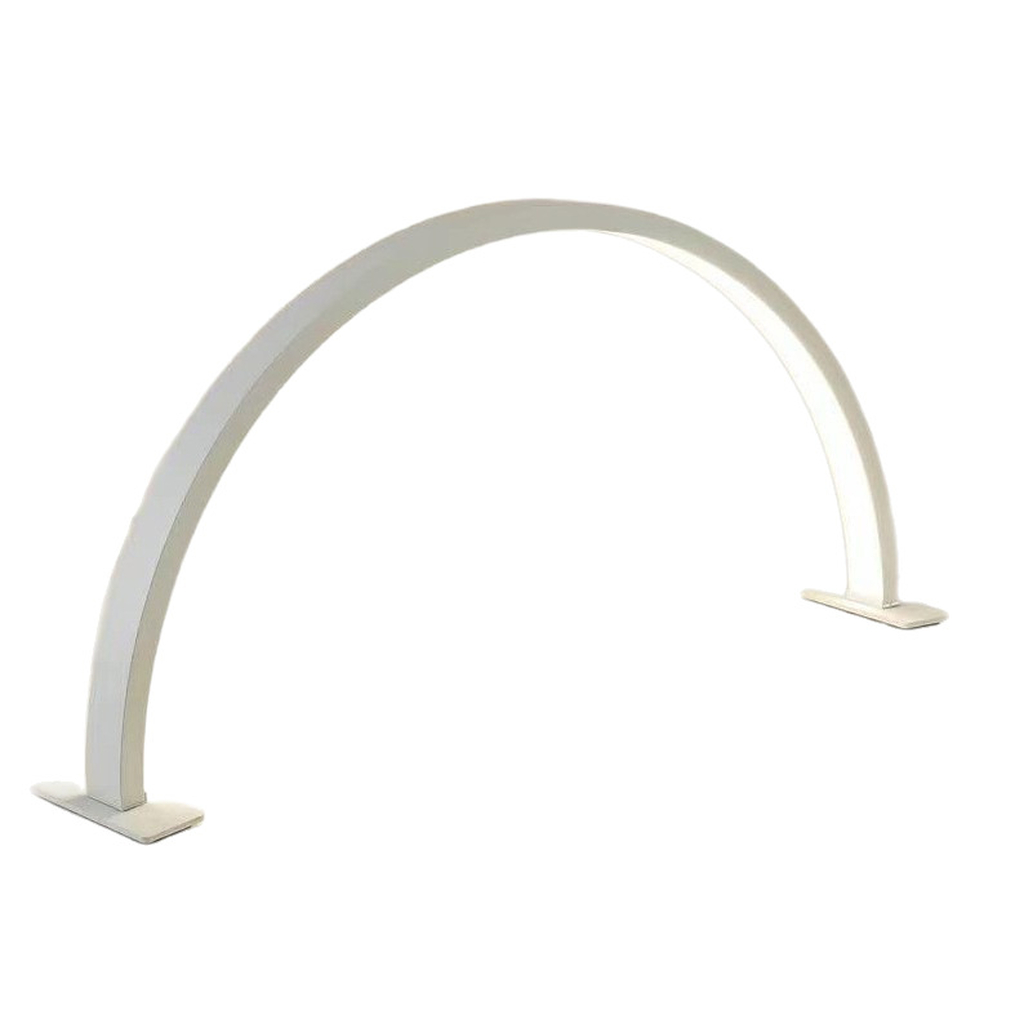 Zakrivljena LED stolna lampa za manikuru, 3 boje, bijela