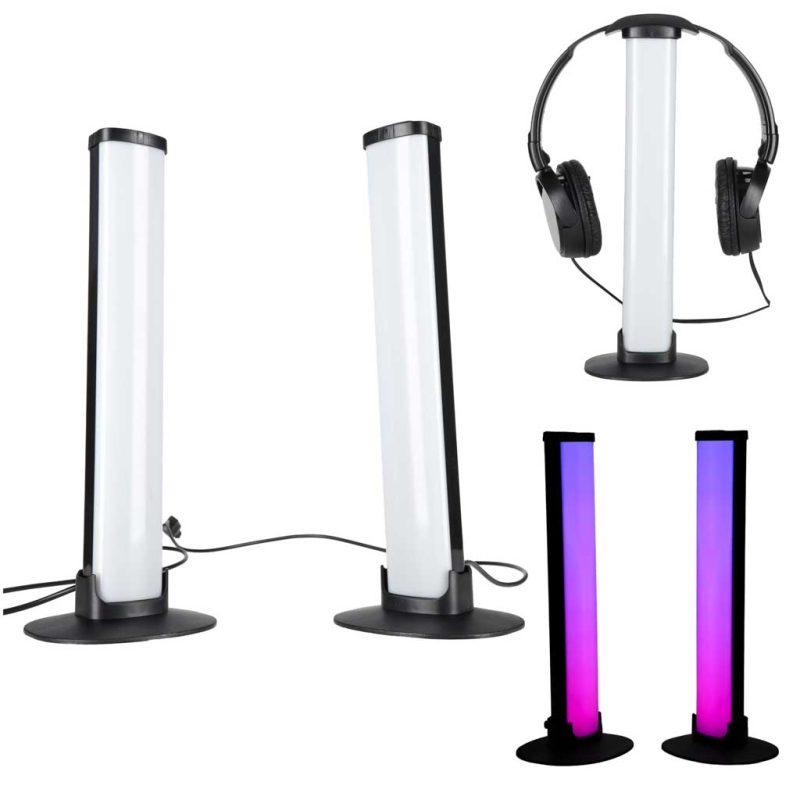 RGB-LED-Gaming-Desk-Lamp-Column-Pillar-Style-with-Remote-Control-Set-of-2-189262 RGB LED stolna lampa za igranje u obliku stupa s daljinskim upravljačem, set od 2 komada