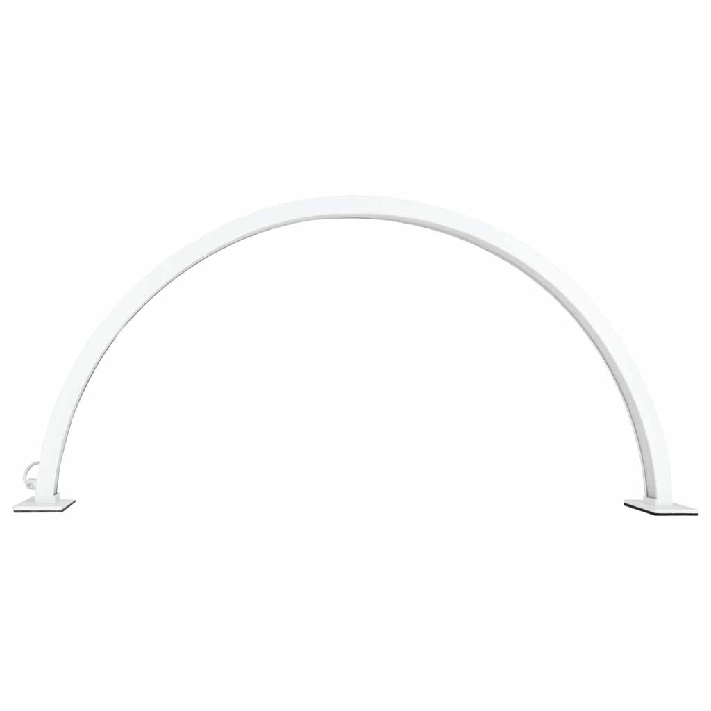 Zakrivljena LED stolna lampa za manikuru, 3 boje, bijela