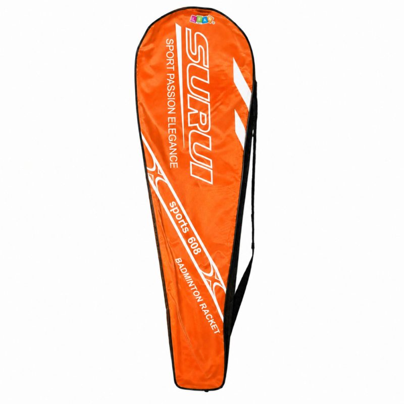 eng_pl_Badminton-Set-3-Rackets-Shuttlecocks-Orange-Case-31924_6 Set za badminton: reketi, 3 loptice i navlaka – narančasti