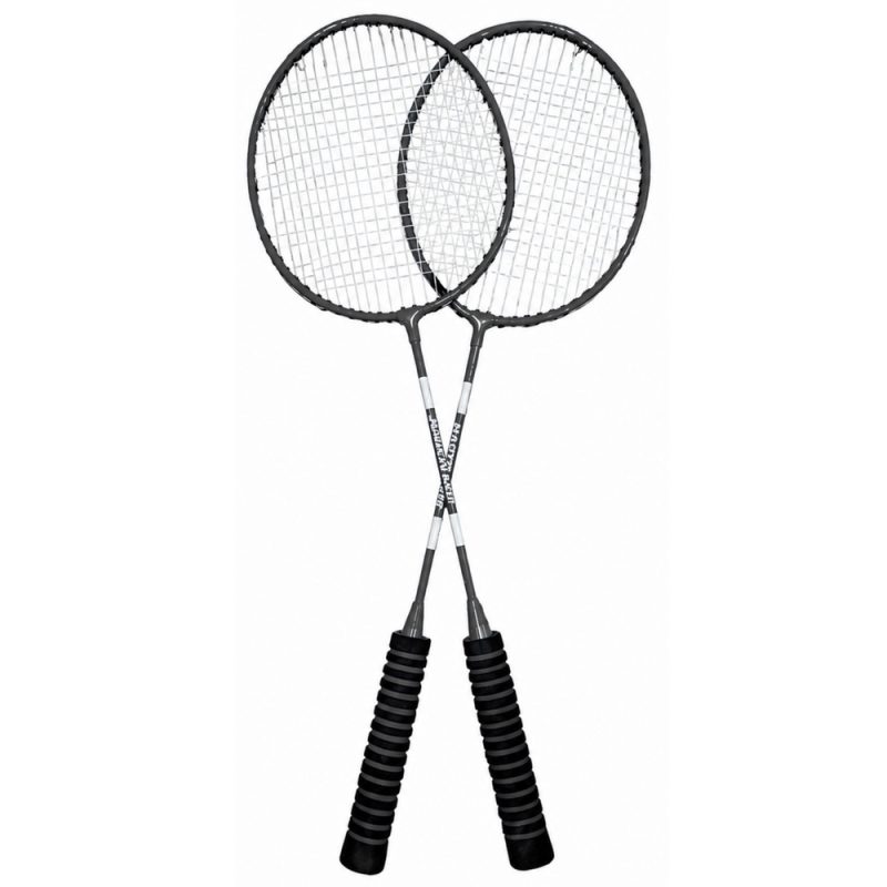 eng_pl_Badminton-Set-Rackets-3-Shuttlecocks-Cover-Black-31926_3 Set za badminton: reketi, 3 loptice i navlaka – crni