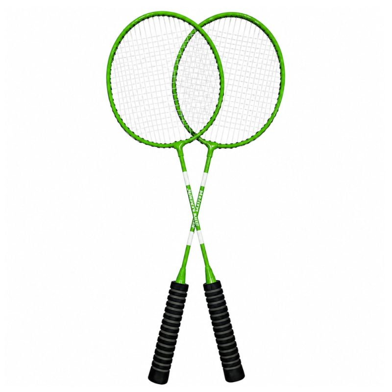 eng_pl_Badminton-Set-Rackets-3-Shuttlecocks-Cover-Green-31925_3 Set za badminton: reketi, 3 loptice i navlaka – zeleni