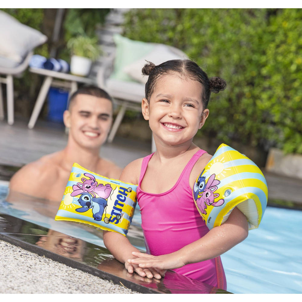 eng_pl_Childrens-Swimming-Armbands-Yellow-Disney-Stitch-Bestway-9104S-29428_4 Dječji leptirići za plivanje Disney Stitch, žuti, Bestway 9104S