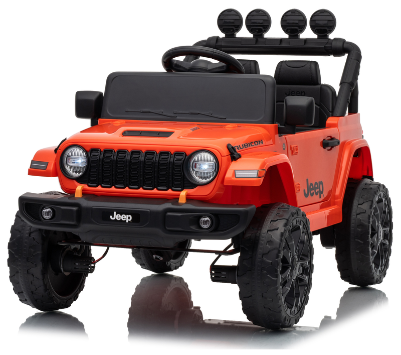 Jeep Rubicon DK-JWR558 24V – vozilo na akumulator narančasti