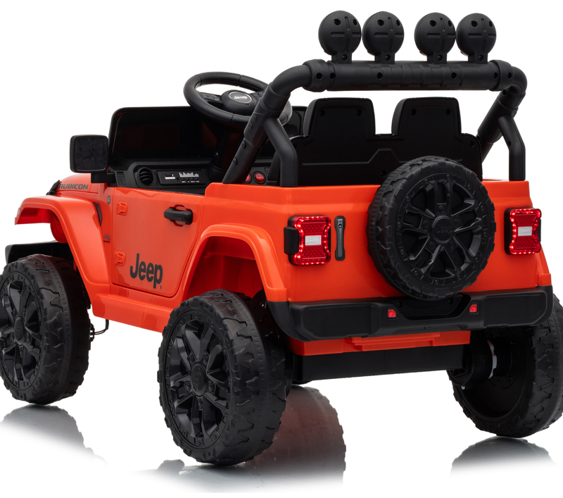 Jeep Rubicon DK-JWR558 24V – vozilo na akumulator narančasti