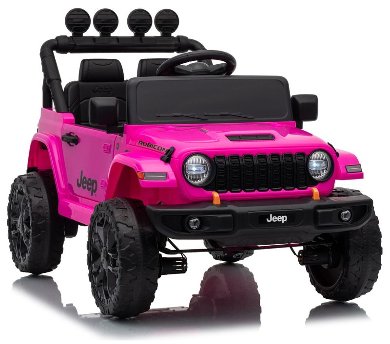 Jeep Rubicon DK-JWR558 24V – vozilo na akumulator roza