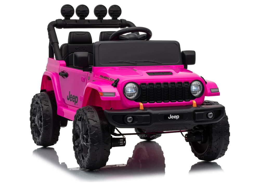 Jeep Rubicon DK-JWR558 24V – vozilo na akumulator roza