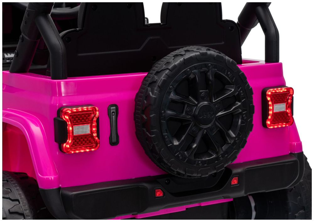 Jeep Rubicon DK-JWR558 24V – vozilo na akumulator roza