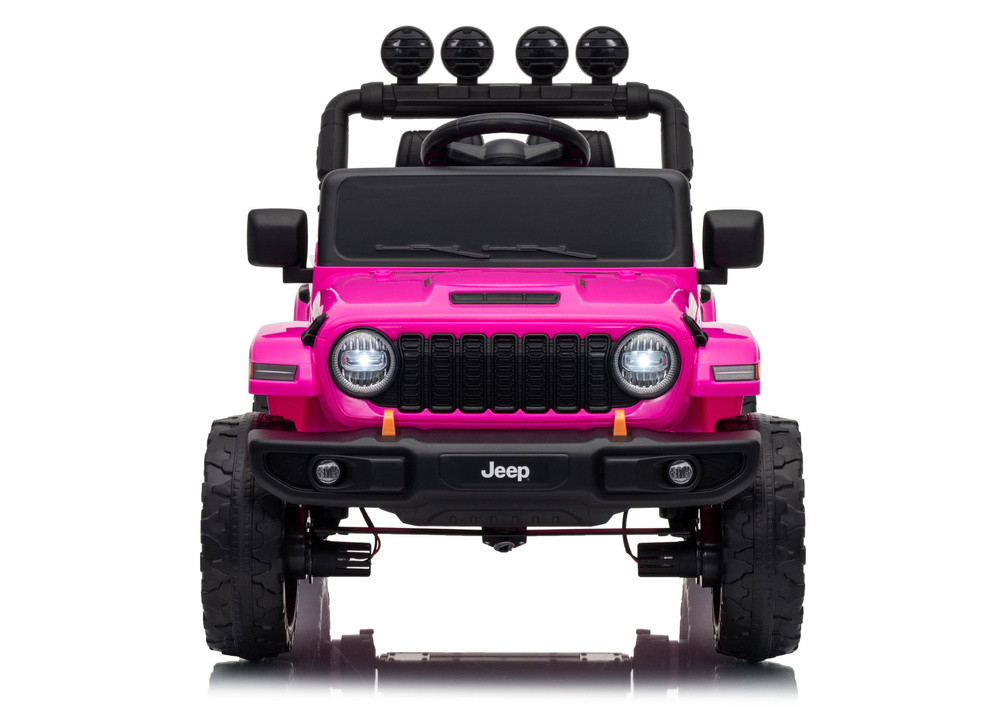 Jeep Rubicon DK-JWR558 24V – vozilo na akumulator roza