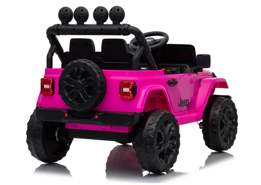 Jeep Rubicon DK-JWR558 24V – vozilo na akumulator roza