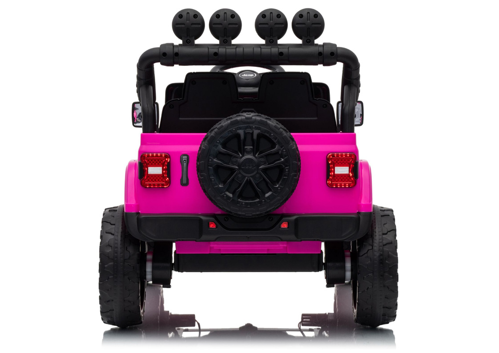 Jeep Rubicon DK-JWR558 24V – vozilo na akumulator roza