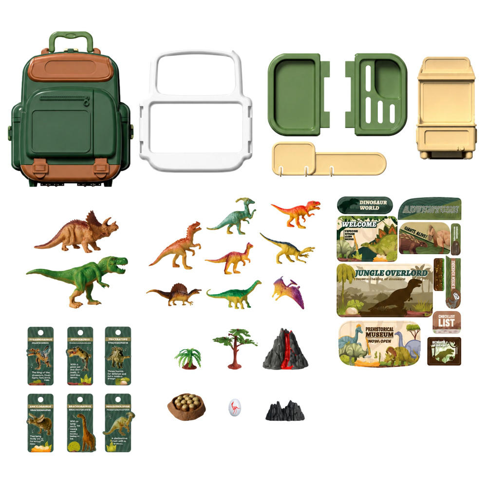 eng_pl_Set-of-Dinosaurs-in-a-Backpack-Suitcase-Figures-Educational-Cards-Accessories-30-pcs-30813_6 Set dinosaura u ruksaku/koferu: figure, edukativne kartice, dodaci – 30 kom