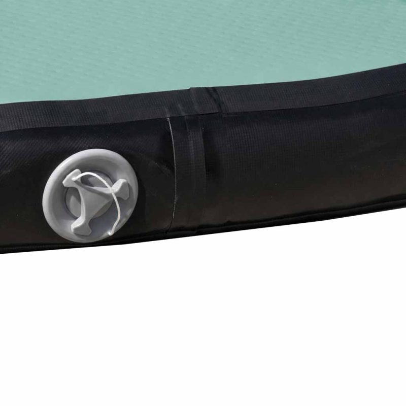 Zračna gimnastička podloga / podloga za vježbanje s pumpom – zelena