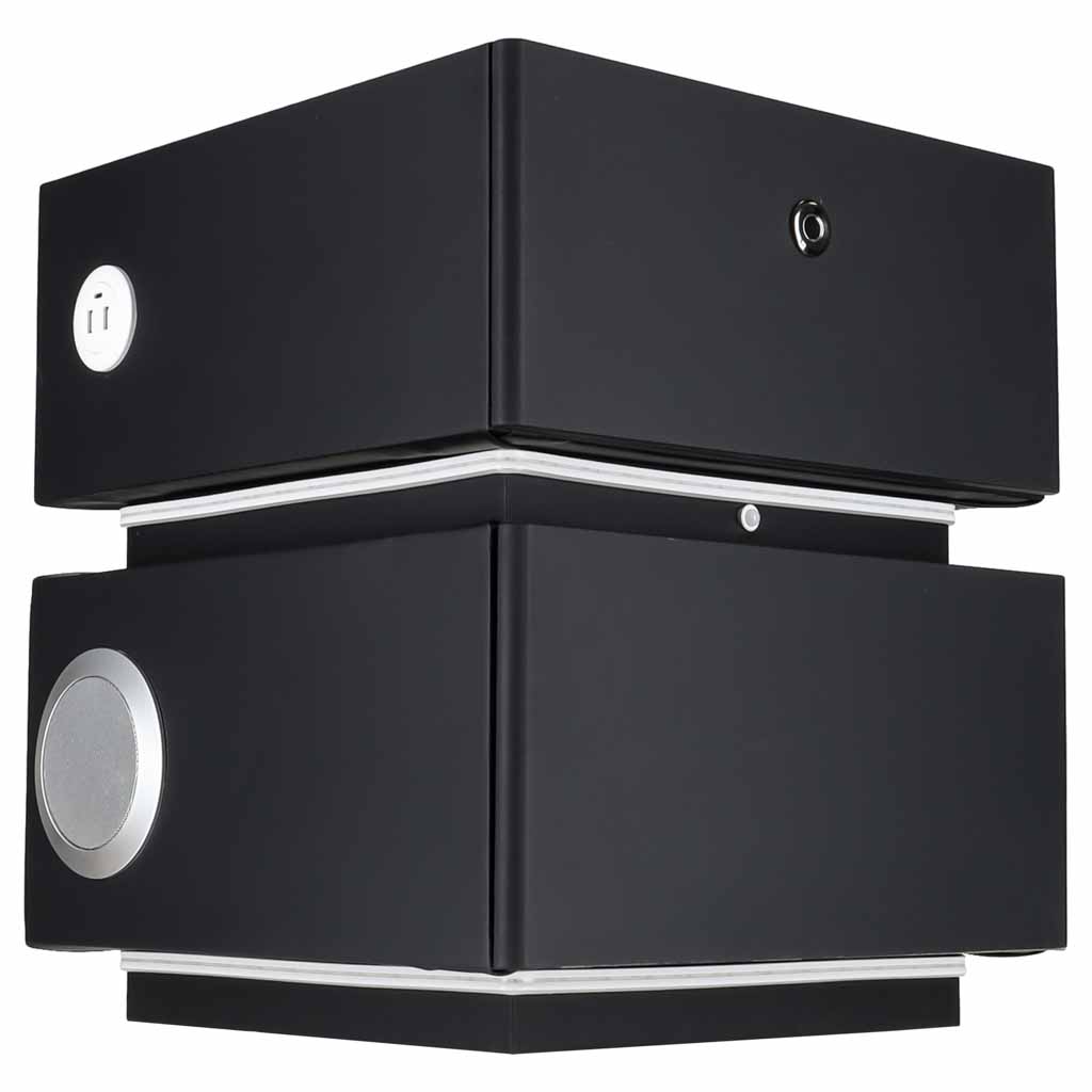 Bedside-cabinet-hanging-with-drawers-LED-lighting-a-USB-charging-port-and-a-Bluetooth-speaker-black-190655 Pametni noćni ormarić s bravom na otisak prsta i bežičnim punjenjem – crni