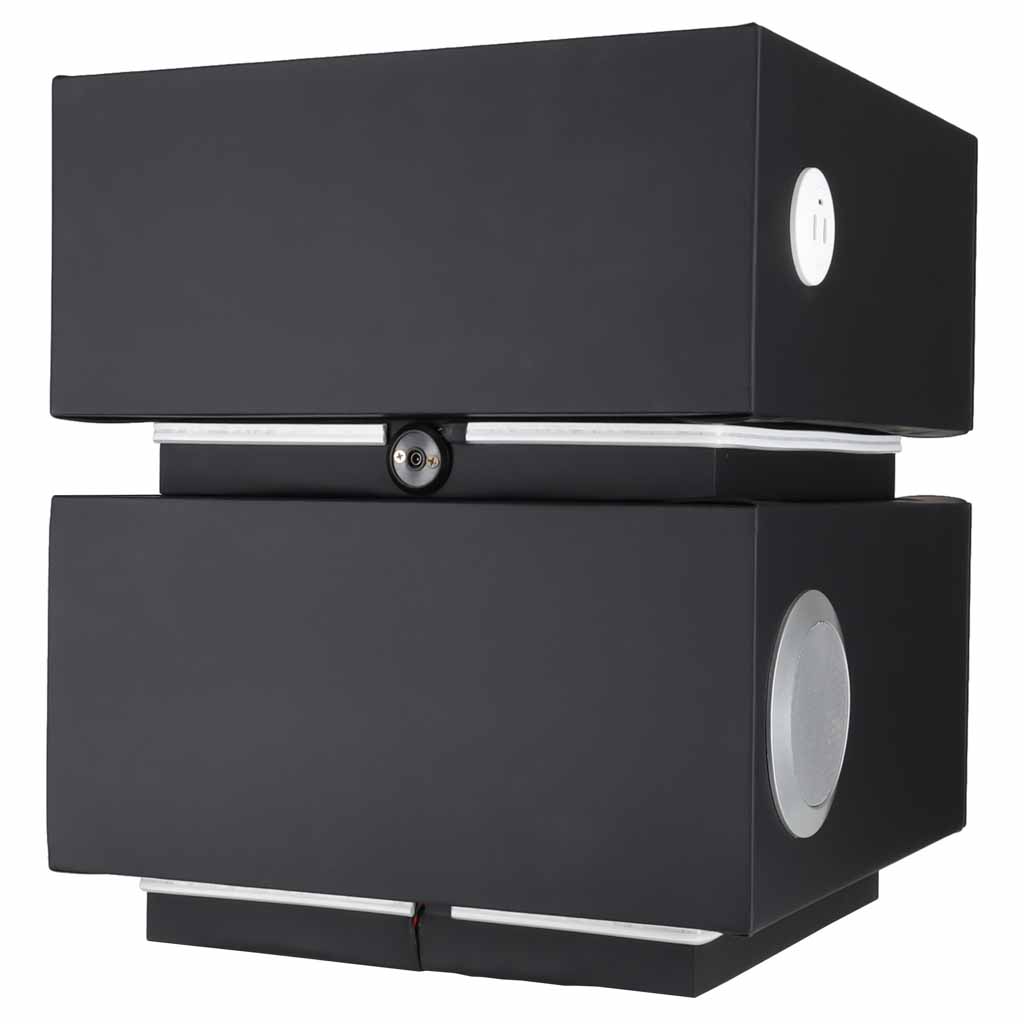 Bedside-cabinet-hanging-with-drawers-LED-lighting-a-USB-charging-port-and-a-Bluetooth-speaker-black-190659 Pametni noćni ormarić s bravom na otisak prsta i bežičnim punjenjem – crni