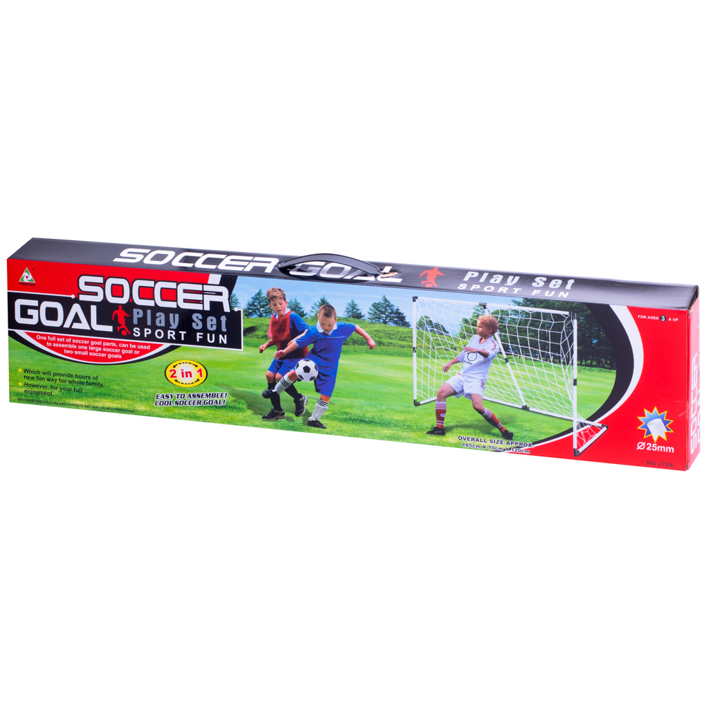 Children-s-soccer-goal-2-in-1-185x120x70cm-134076 Dječji nogometni gol 2 u 1 185 x 120 x 70 cm