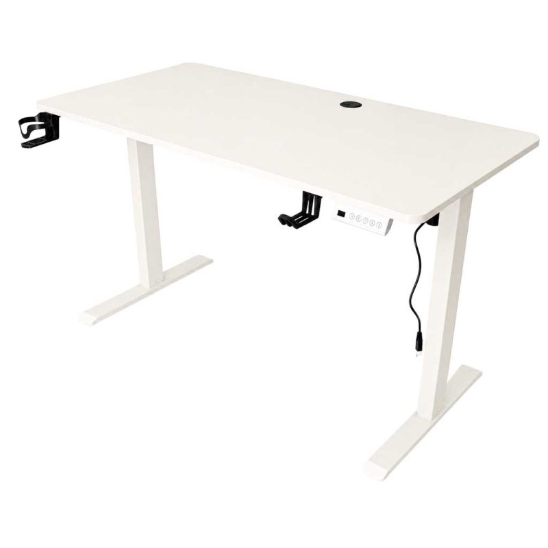 Electric-height-adjustable-desk-with-memory-function-and-control-panel-120x60-cm-white-190756 Električni stol podesiv po visini s funkcijom memorije i upravljačkom pločom, 120 x 60 cm, bijeli