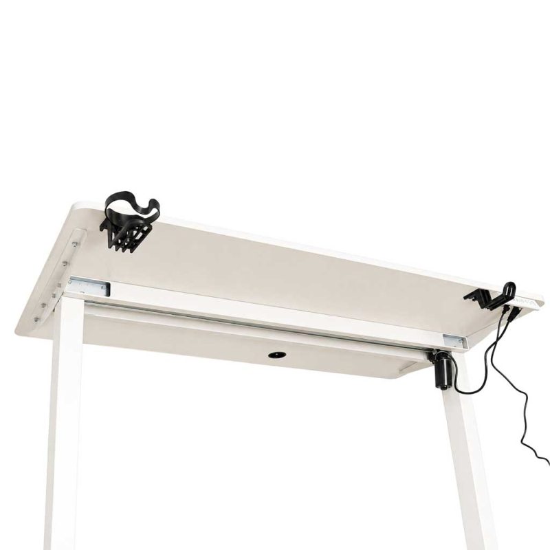 Electric-height-adjustable-desk-with-memory-function-and-control-panel-120x60-cm-white-190758 Električni stol podesiv po visini s funkcijom memorije i upravljačkom pločom, 120 x 60 cm, bijeli