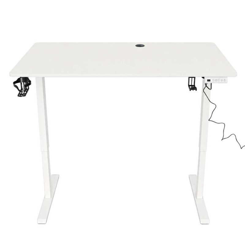 Electric-height-adjustable-desk-with-memory-function-and-control-panel-120x60-cm-white-190759 Električni stol podesiv po visini s funkcijom memorije i upravljačkom pločom, 120 x 60 cm, bijeli