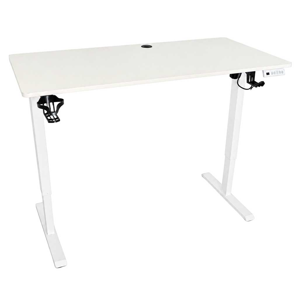 Electric-height-adjustable-desk-with-memory-function-and-control-panel-120x60-cm-white-190760 Električni stol podesiv po visini s funkcijom memorije i upravljačkom pločom, 120 x 60 cm, bijeli