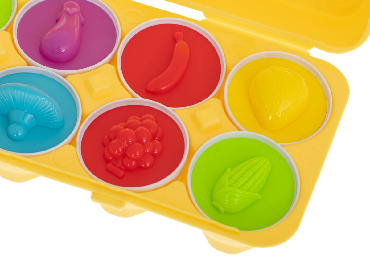 Puzzle-egg-blocks-12-pcs-extruded-Montessori-fruits-and-vegetables-90794 Edukativna jaja puzzle sorter voće 12 kom