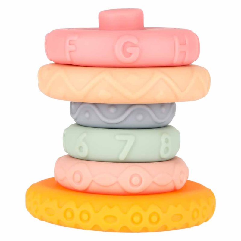 Soft-sensory-educational-stacking-pyramid-blocks-13-piece-set-190709 Set od 13 mekanih senzornih edukativnih blokova za slaganje u obliku piramide