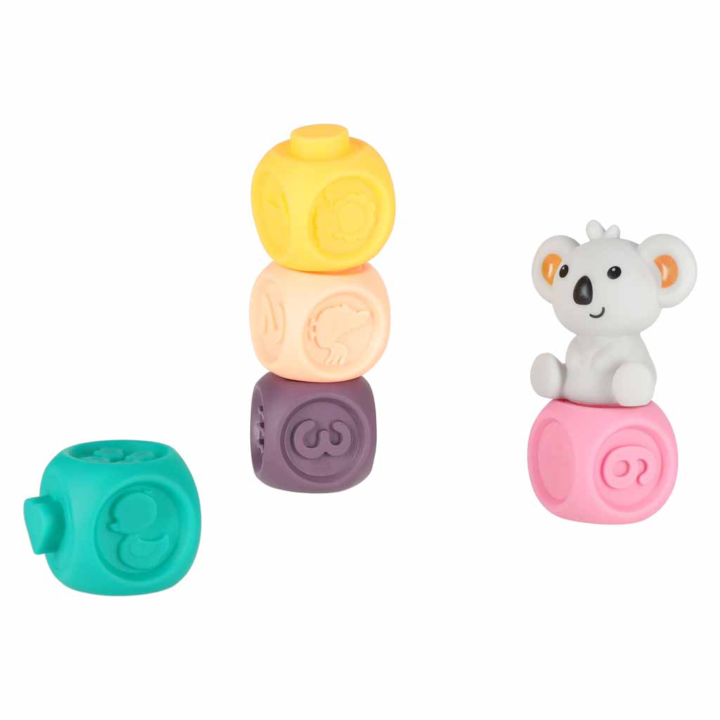 Soft-sensory-educational-stacking-pyramid-blocks-13-piece-set-190710 Set od 13 mekanih senzornih edukativnih blokova za slaganje u obliku piramide