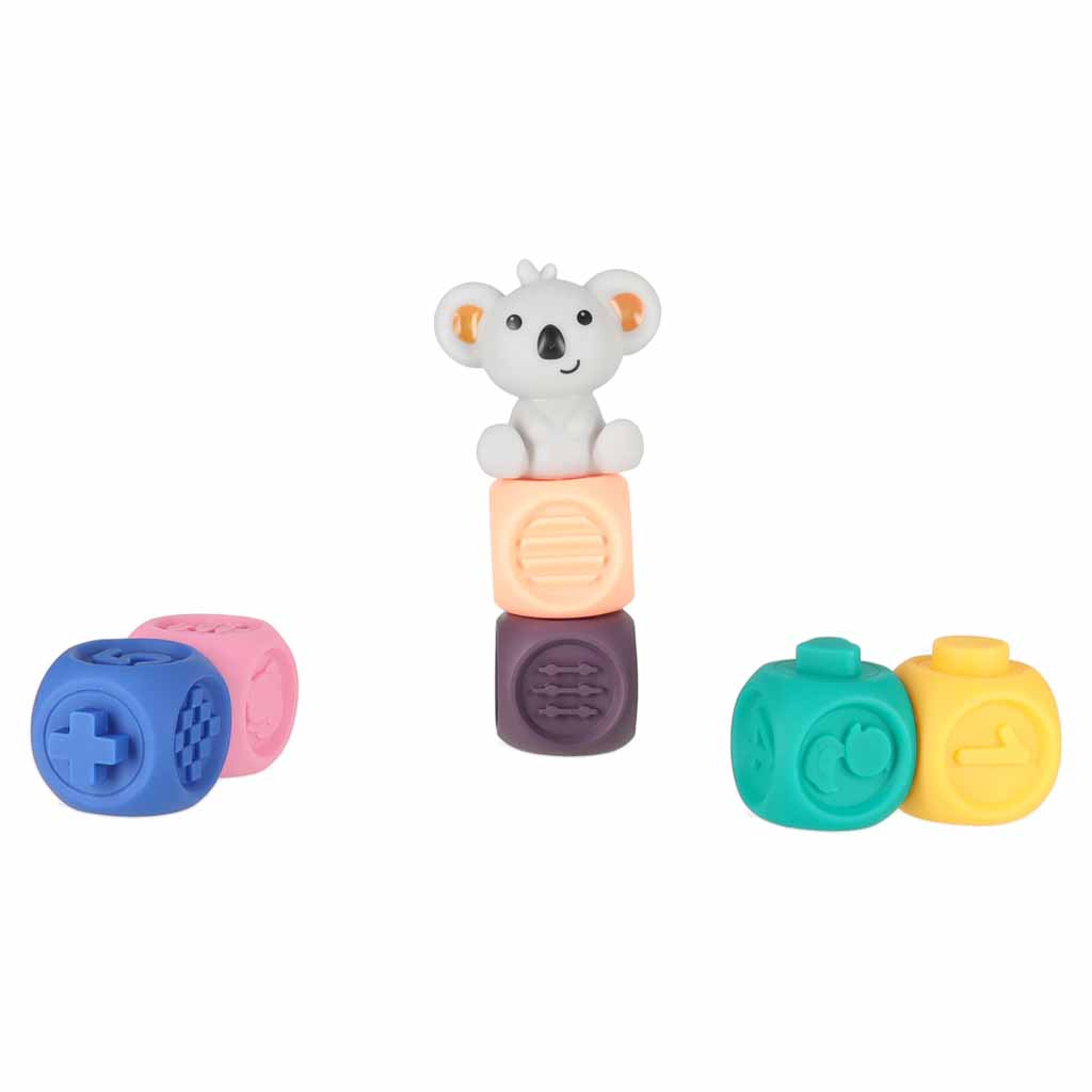 Soft-sensory-educational-stacking-pyramid-blocks-13-piece-set-190712 Set od 13 mekanih senzornih edukativnih blokova za slaganje u obliku piramide