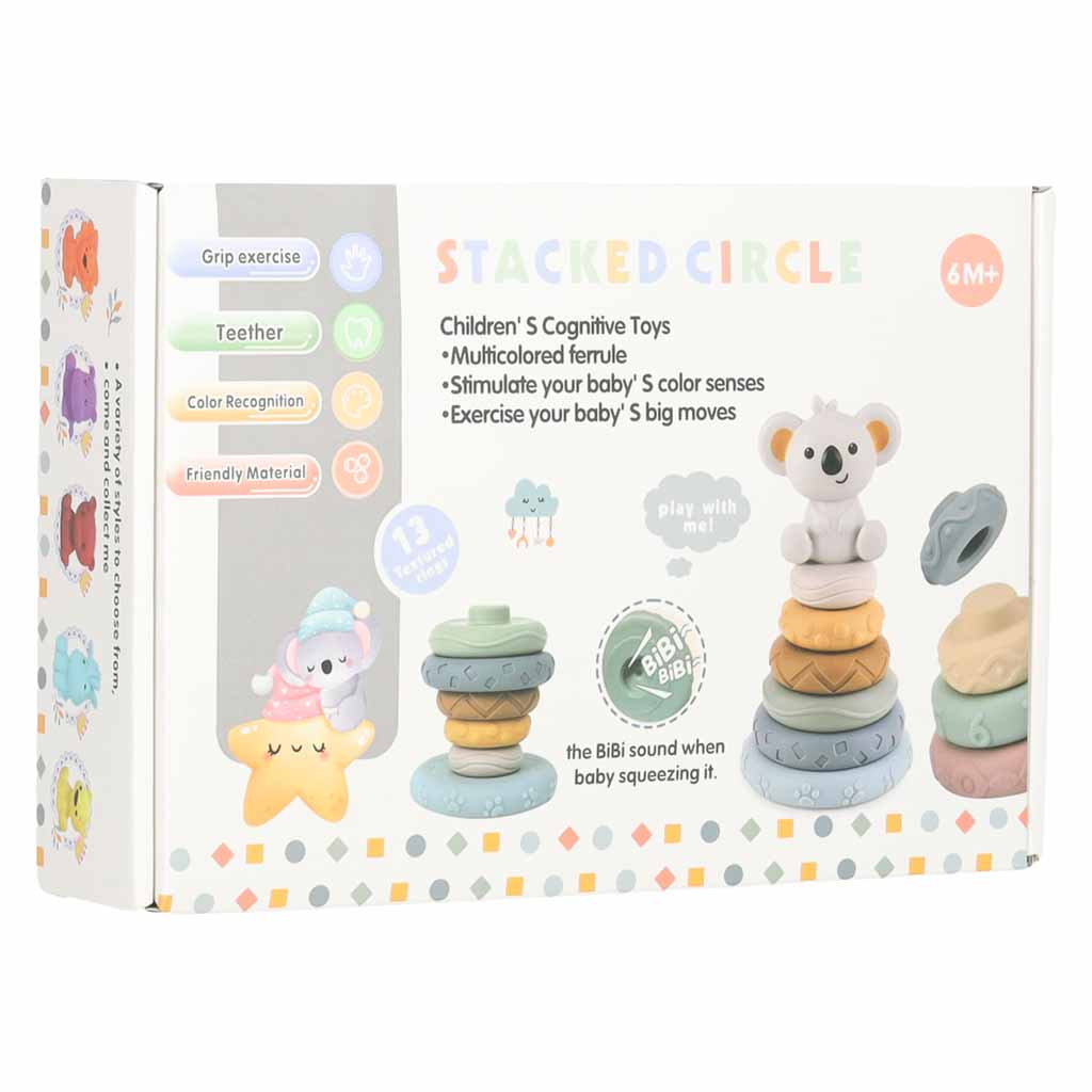 Soft-sensory-educational-stacking-pyramid-blocks-13-piece-set-190718 Set od 13 mekanih senzornih edukativnih blokova za slaganje u obliku piramide