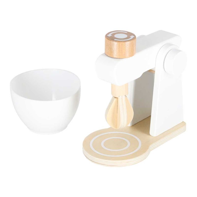 Drveni set kuhinjskih uređaja za djecu: toster, aparat za kavu i mikser