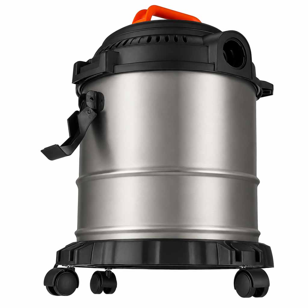 Usisavač za mokro i suho usisavanje, 20 l, 22 000 Pa, 2000 W, funkcija puhanja, HEPA filtar, pogodan za kamin i radionice