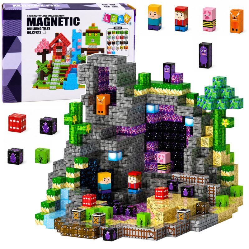 eng_pl_Magnetic-Blocks-Pixels-Cubes-Cubes-Square-World-100-pcs-32074_1 Magnetske kocke Pixels – set od 100 kom