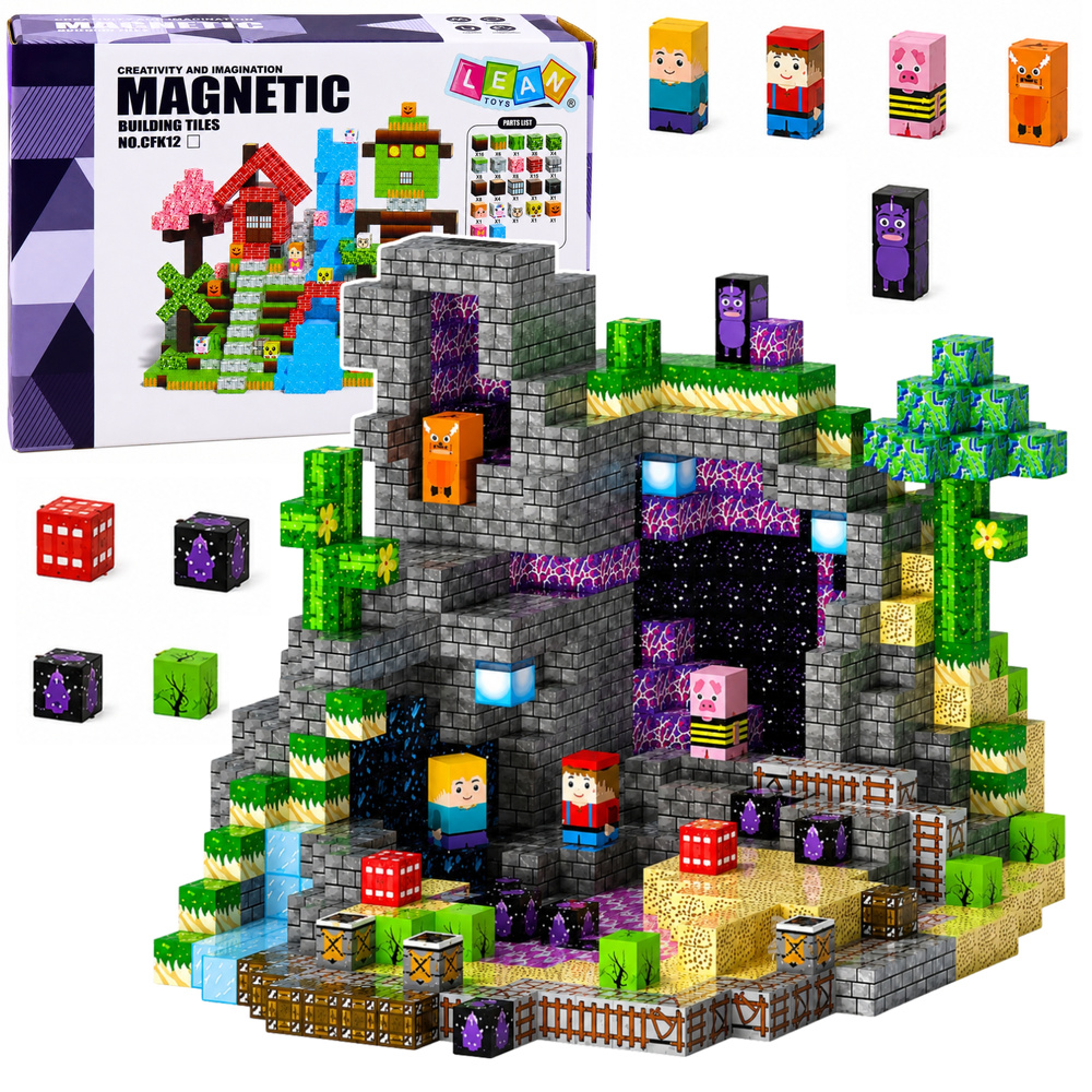 eng_pl_Magnetic-Blocks-Pixels-Cubes-Cubes-Square-World-100-pcs-32074_1 Magnetske kocke Pixels – set od 100 kom