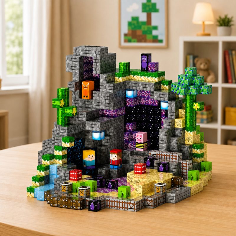 Magnetske kocke Pixels – set od 100 kom