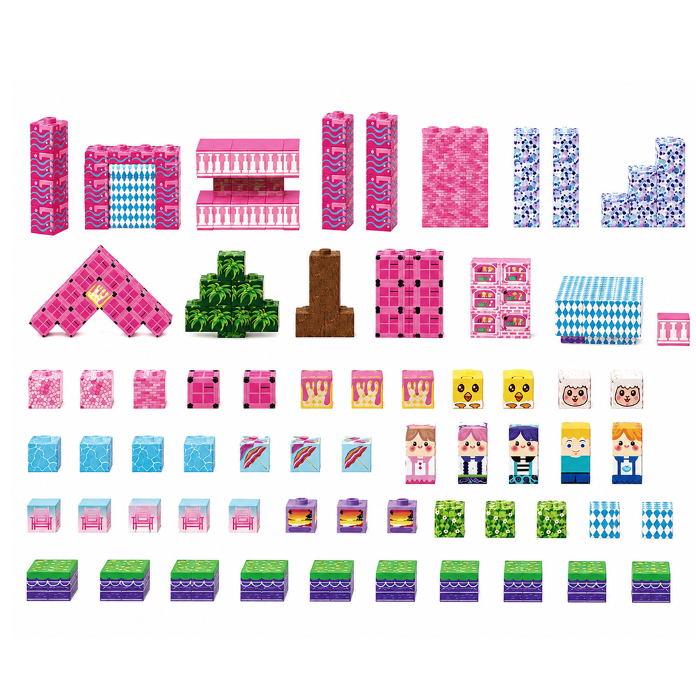 eng_pl_Magnetic-Blocks-Pixels-Cubes-Dice-Pixel-World-Pink-100-pcs-32073_4 Magnetske kocke Pixels – ružičaste, 100 kom