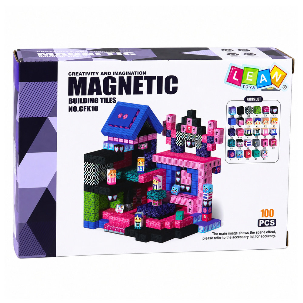 eng_pl_Magnetic-Blocks-Pixels-Cubes-Dice-Pixel-World-Pink-100-pcs-32073_5 Magnetske kocke Pixels – ružičaste, 100 kom